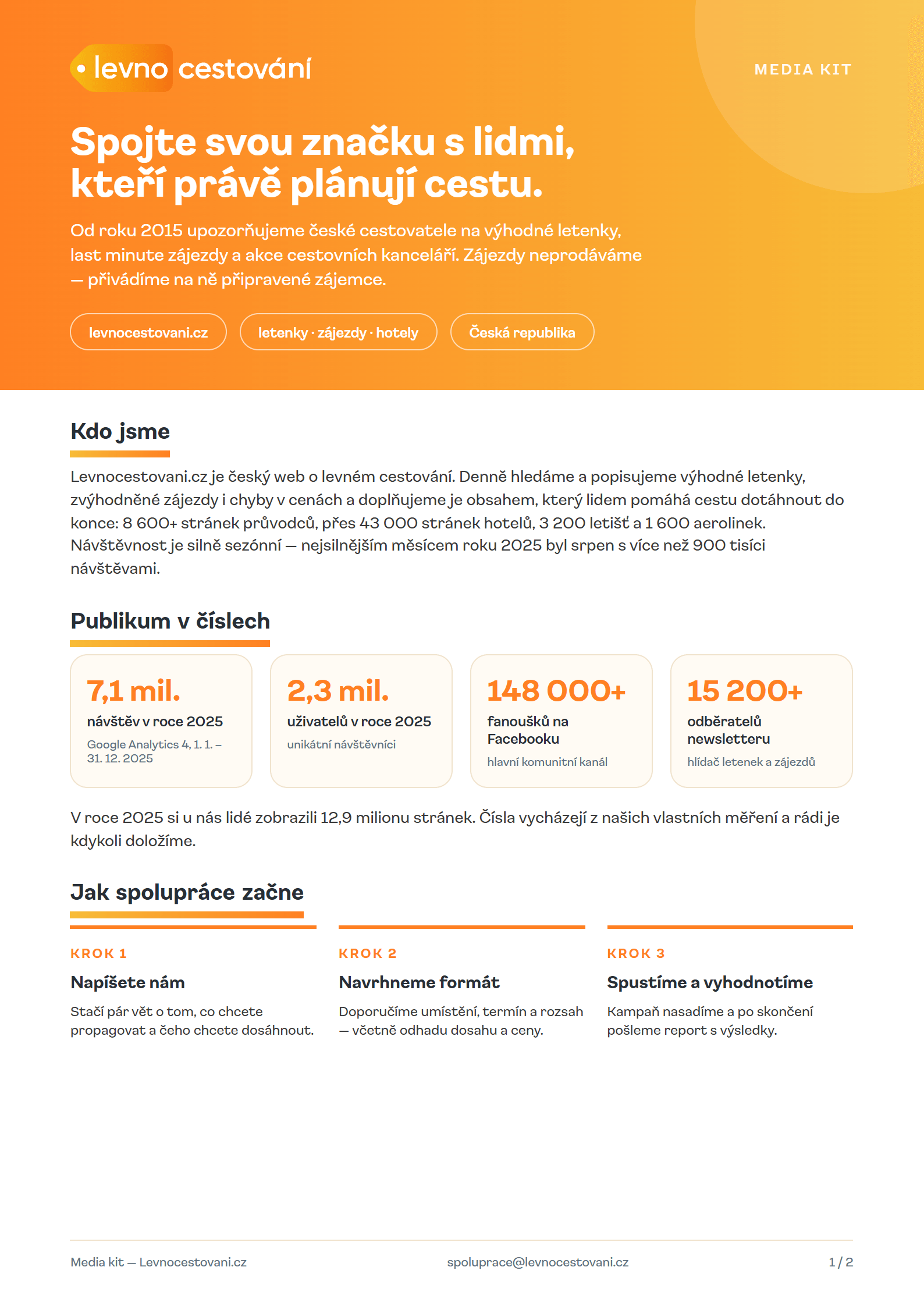 Media kit Levnocestovani.cz — strana 1 z 2